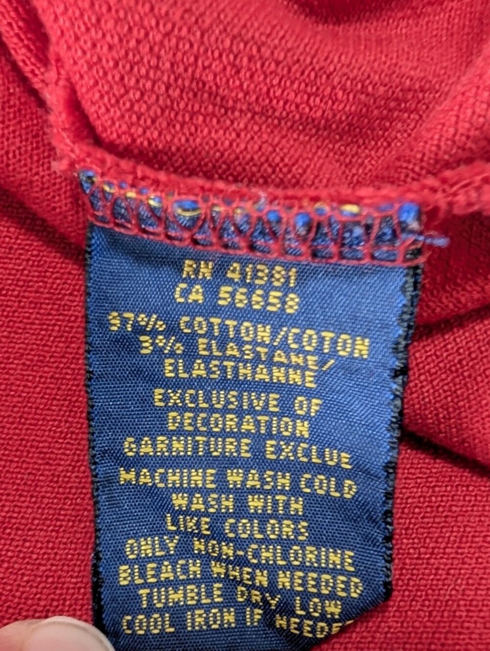 Polo Ralph Lauren Big Pony Crest Polo Shirt Red Gold #2 Womens XL Short Sleeve - Picture 6 of 9